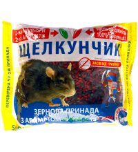 Зерно від мишей та щурів Лускунчик 500г мікс