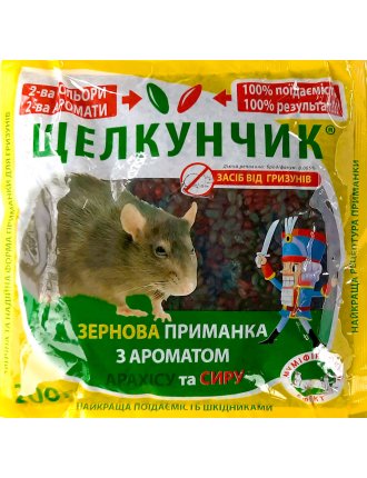 Зерно від щурів та мишей Лускунчик 200 г