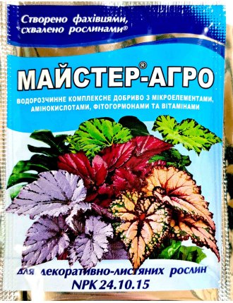 Майстер Агро для декоративно-листяних рослин 25 г
