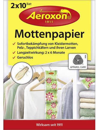Засіб від молі Aeroxon Mottenpapier